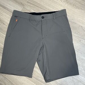 KJUS Iver Shorts Regular Fit Pockets Stretch 10" Gray Mens 34 Hiking Outdoors